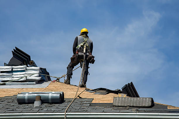 Professional Roof Replacement technician working in Equinunk, PA